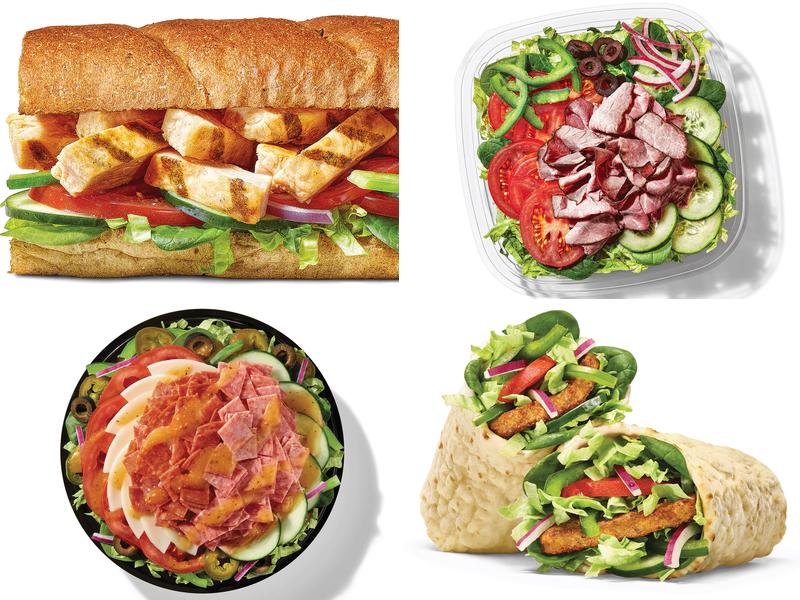 Subway Menu