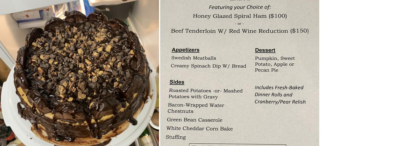 Kevin's Kitchen Menu