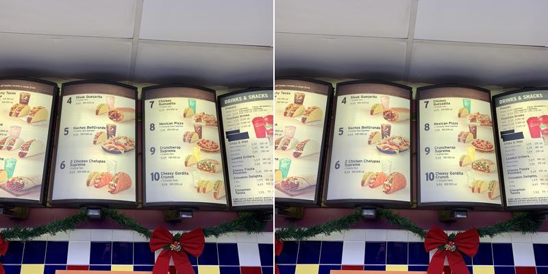 Taco Bell Menu