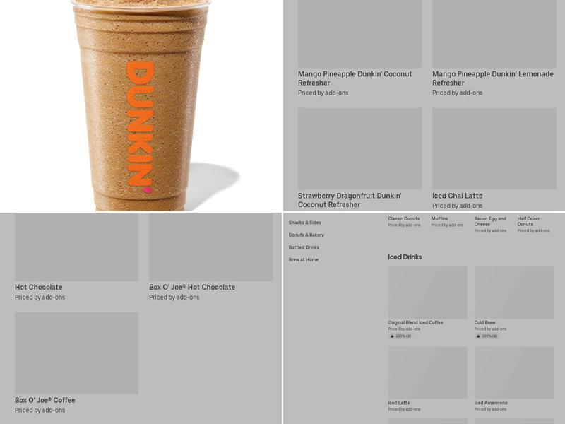 Dunkin' Menu