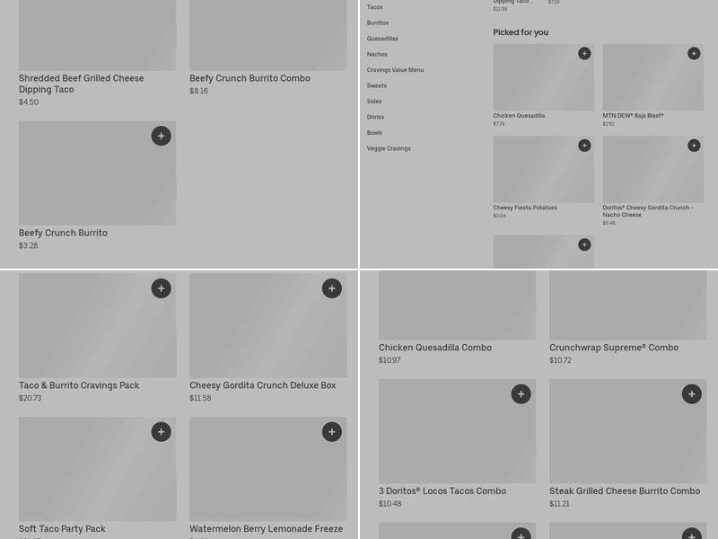 Taco Bell Menu