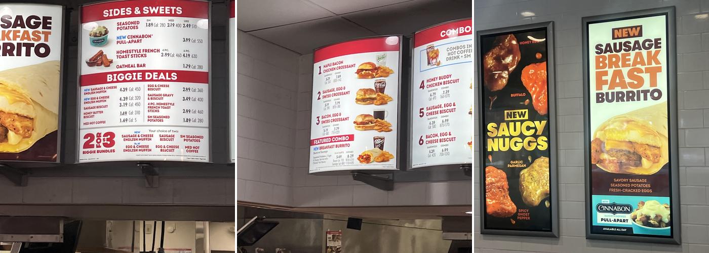 Wendy's Menu