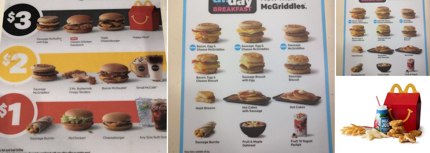 McDonald's Menu