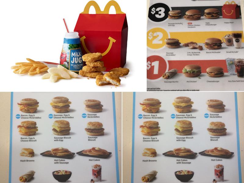 McDonald's Menu