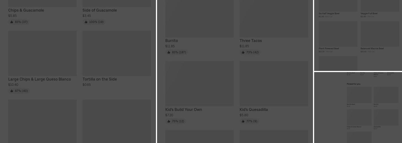 Chipotle Mexican Grill Menu