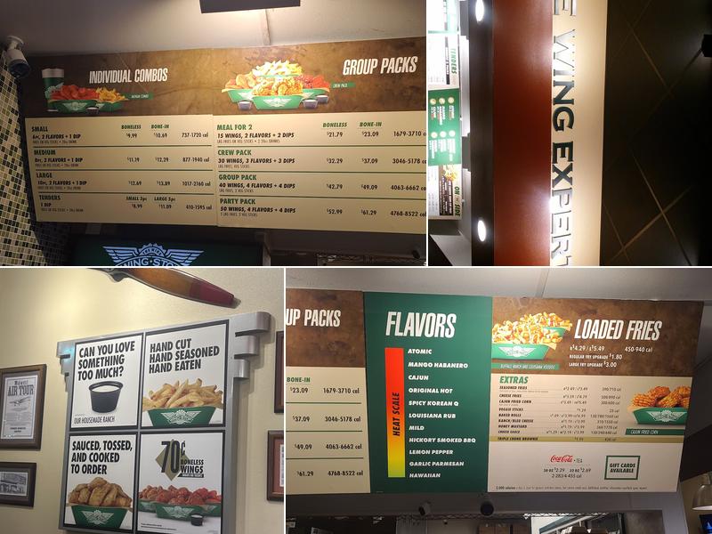 Wingstop Menu