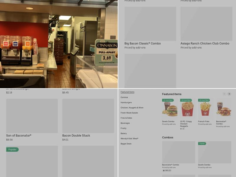 Wendy's Menu