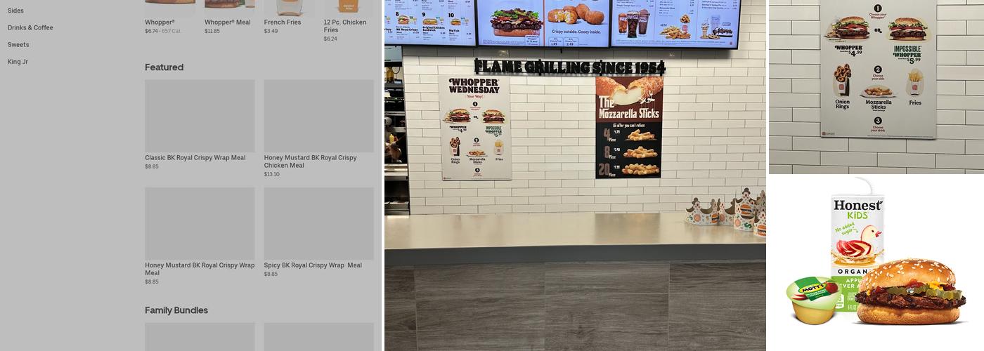 Burger King Menu