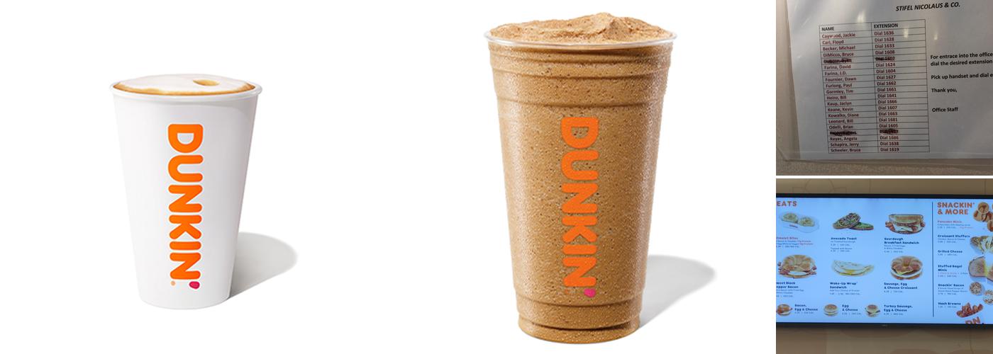 Dunkin' Menu