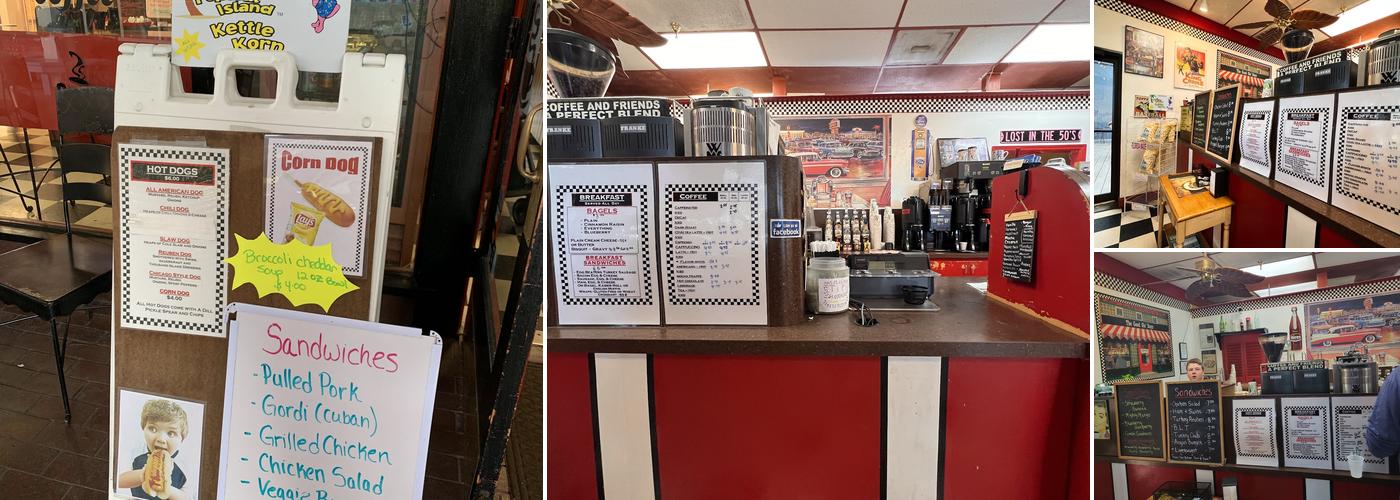 The Good Ole Days Coffee & Ice Cream Menu