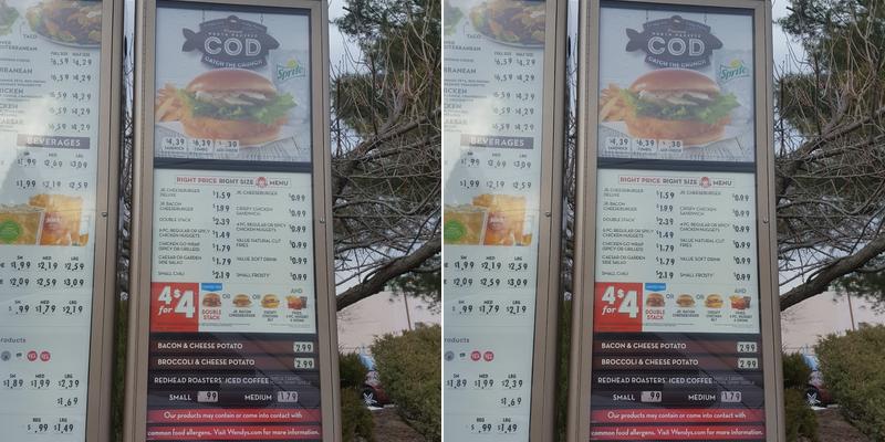 Wendy's Menu