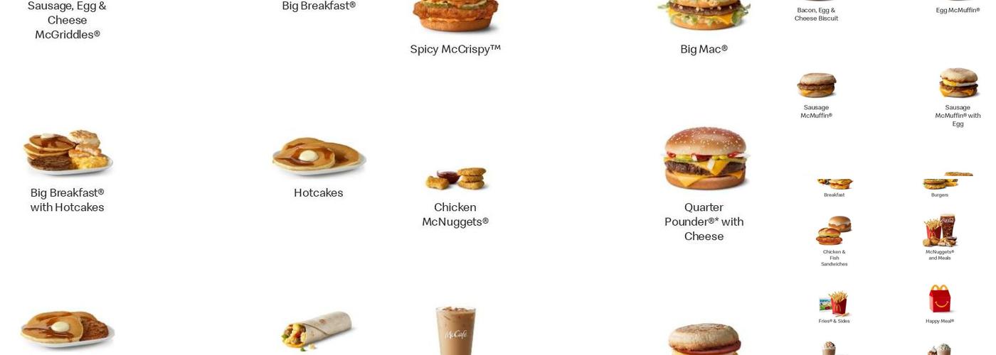 McDonald's Menu