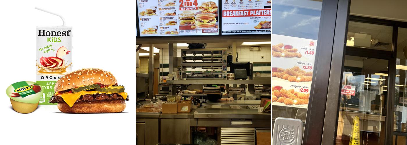 Burger King Menu