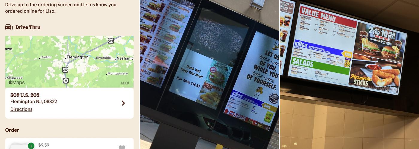 Burger King Menu