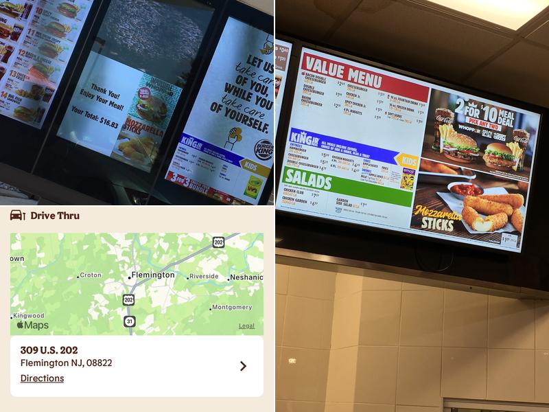 Burger King Menu