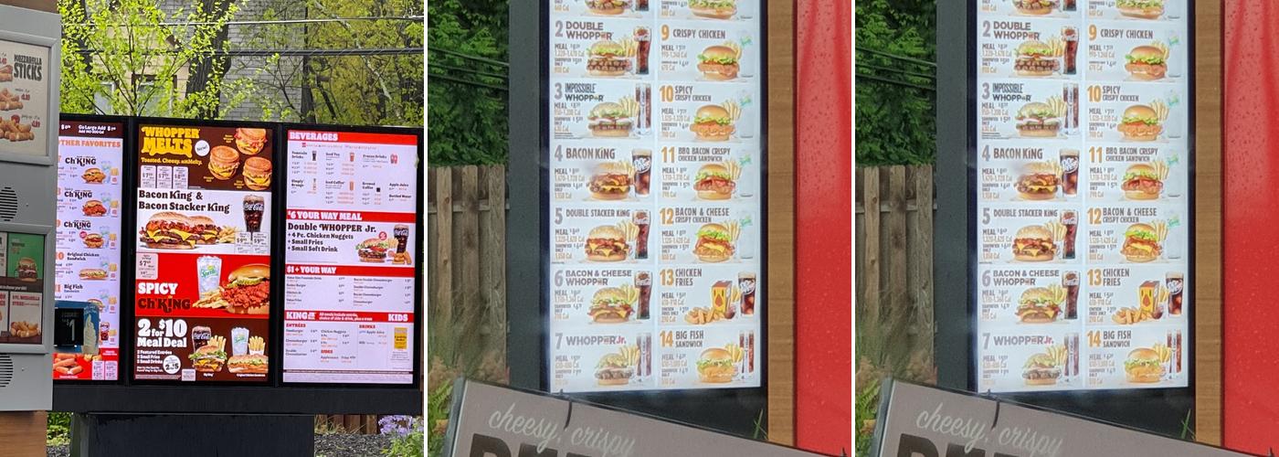 Burger King Menu