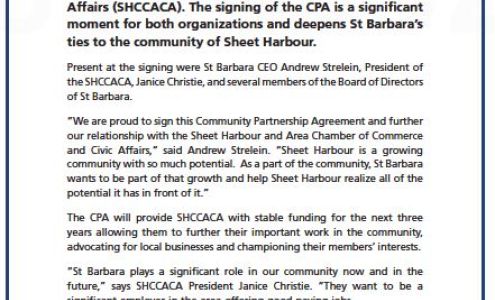 Sheet Harbour Chamber of Commerce & Civic Affairs Sheet Harbour