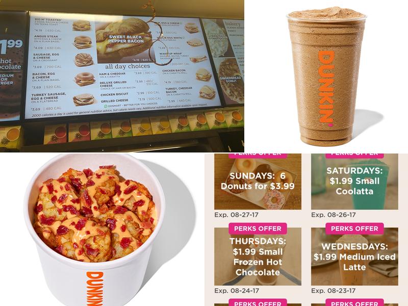 Dunkin' Menu