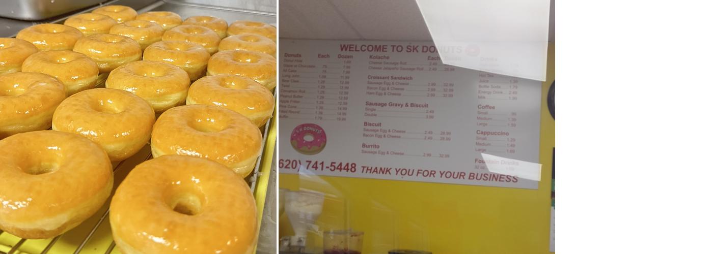 SK DONUTS Menu