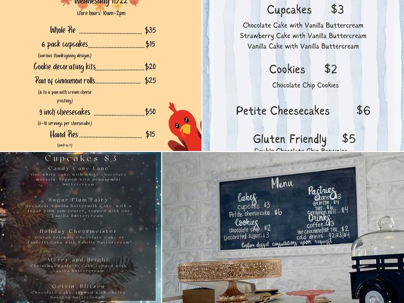 Blu Bakery Menu
