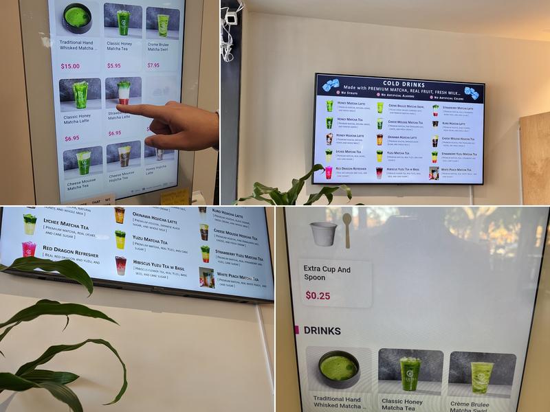 Izumi Matcha Menu