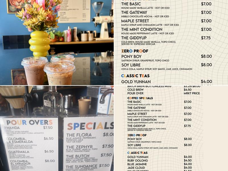 Mnemonic Coffee Menu