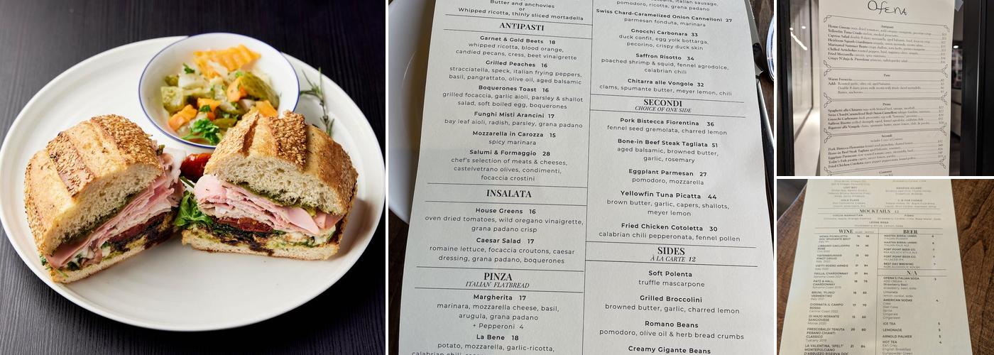 Ofena Menu