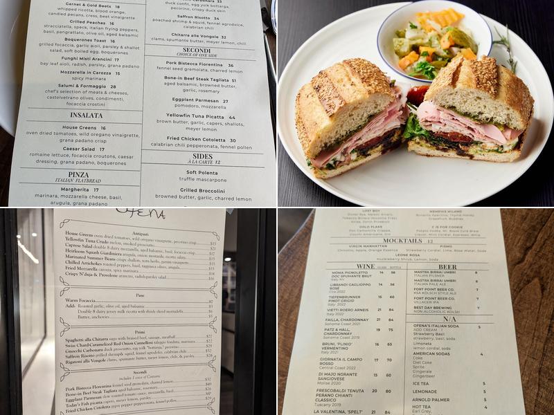 Ofena Menu