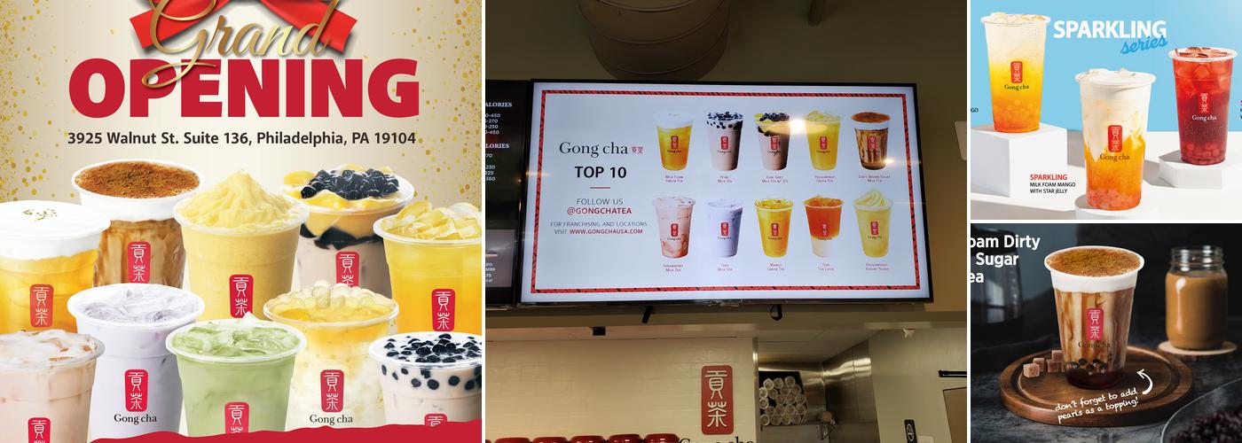 Gong cha-University City Menu