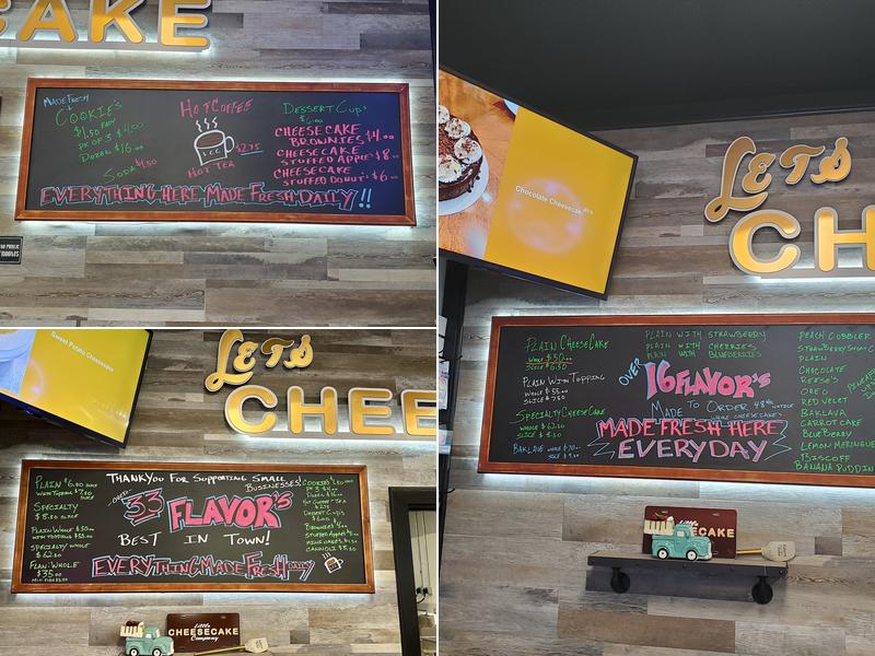 Little Cheesecake Company Menu