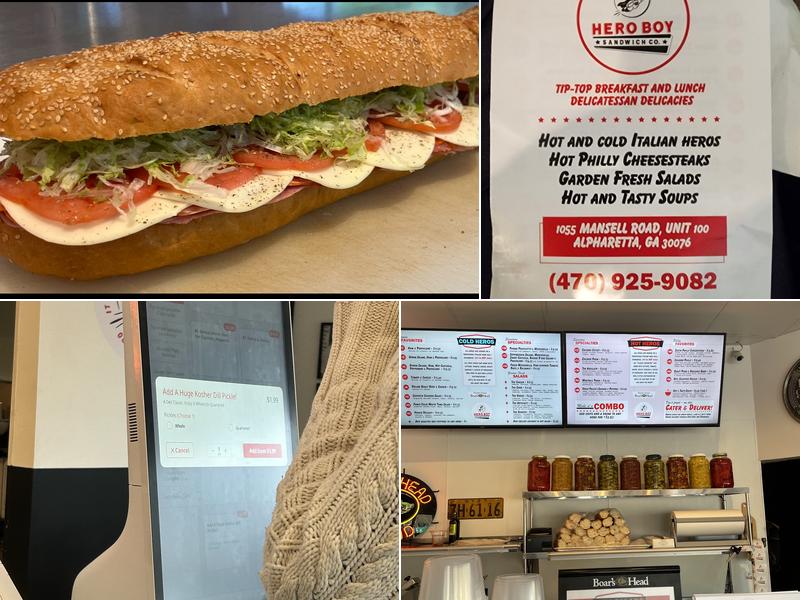 Hero Boy Sandwich Co. Menu