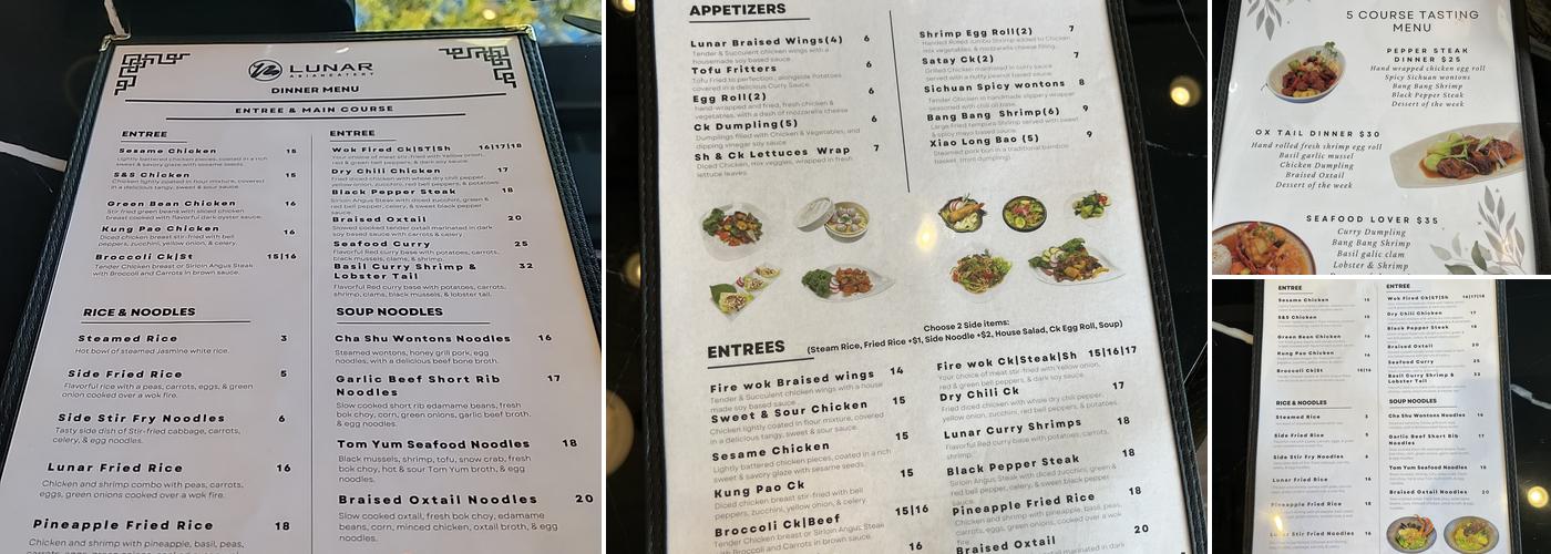 Mashawi Mediterranean Menu