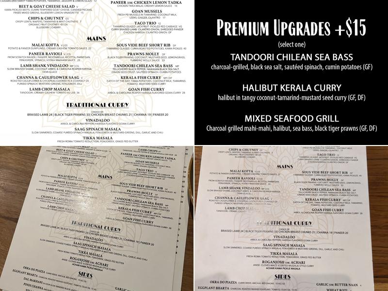 Kama - Wicker Park Menu