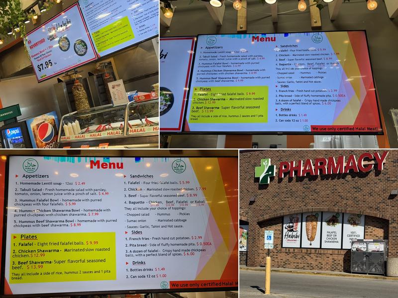 Habibi Shawarma Menu