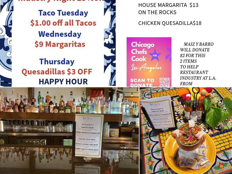 Maiz & Barro Mexican Grill - Cantina Menu