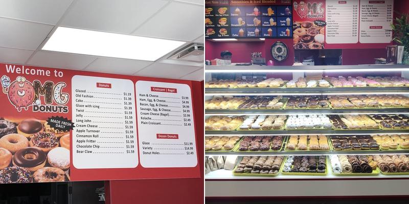 OMG Donuts Menu
