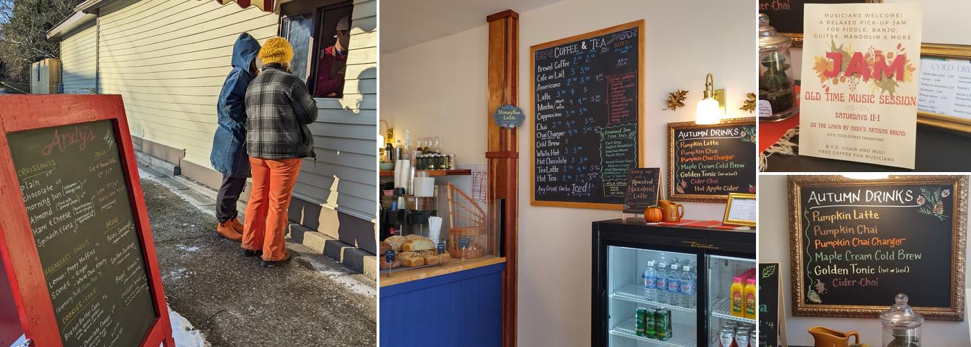 Andy's Artisan Bread Menu