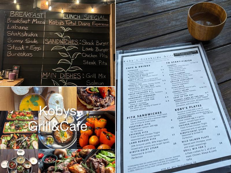 Koby's creekside grill Menu