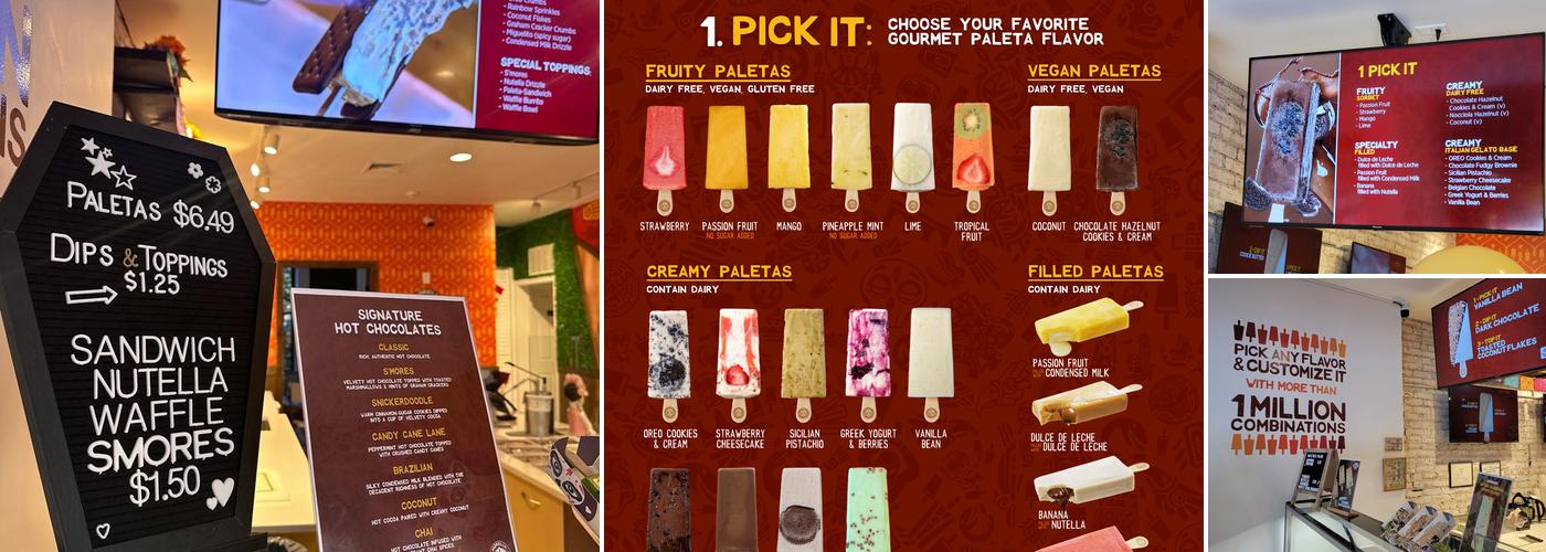 Morelia Ice Cream Paletas - Hoboken Menu