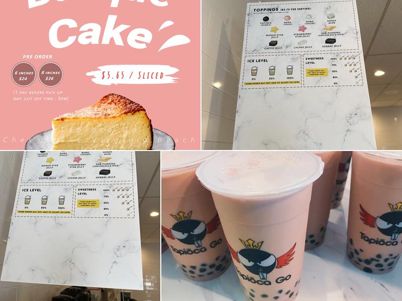 Tapioca Go Menu