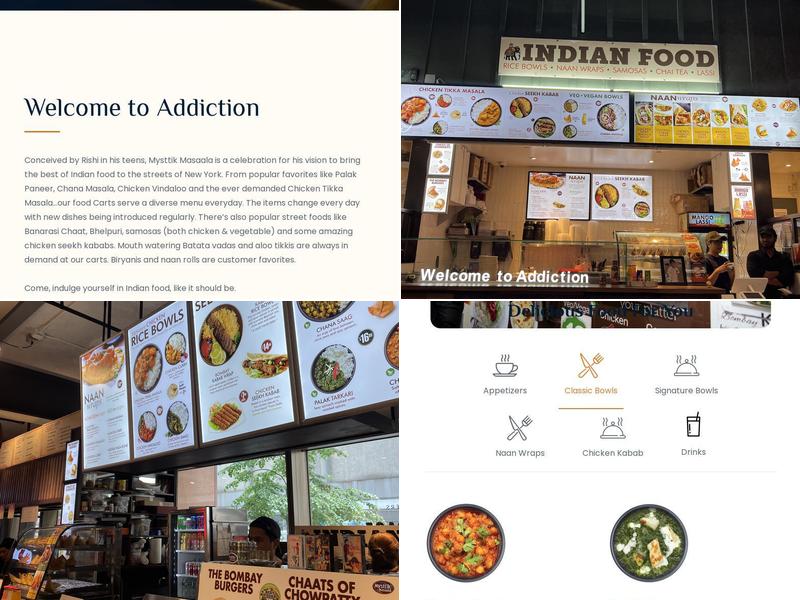 MYSTTIK Masaala Menu