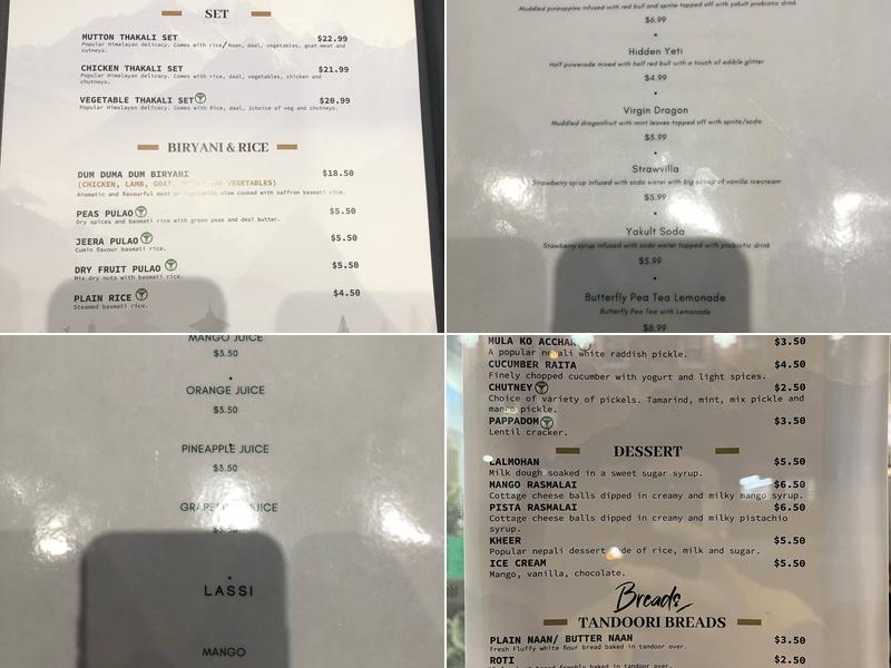 The Chulo Menu