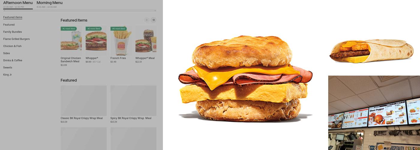 Burger King Menu