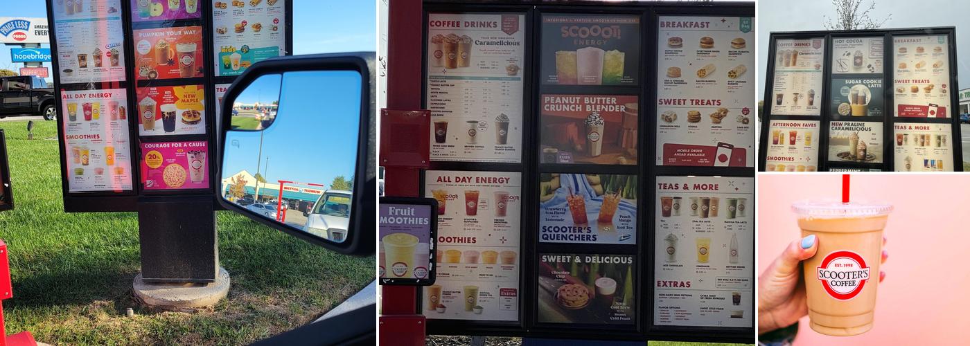 Scooter's Coffee Menu