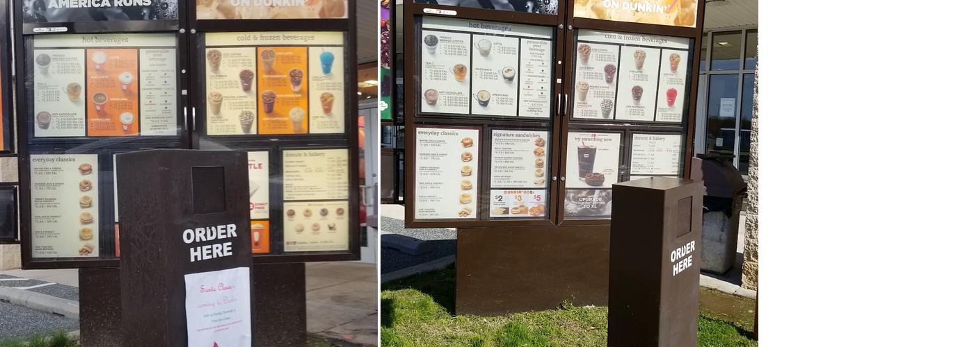 Dunkin' Menu