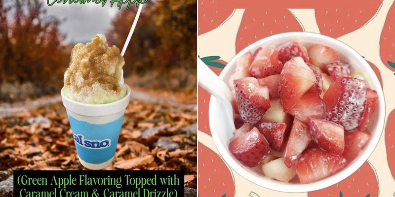 Mackies shave ice Menu