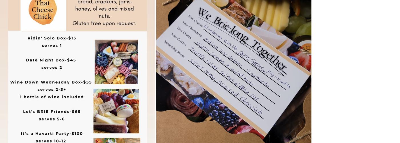 That Cheese Chick Menu