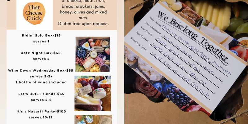 That Cheese Chick Menu