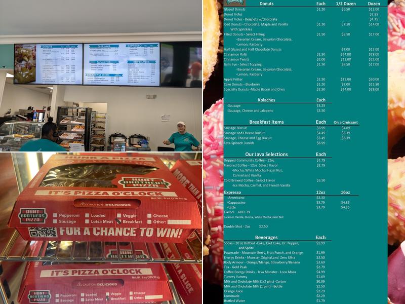 Java House Donuts Menu