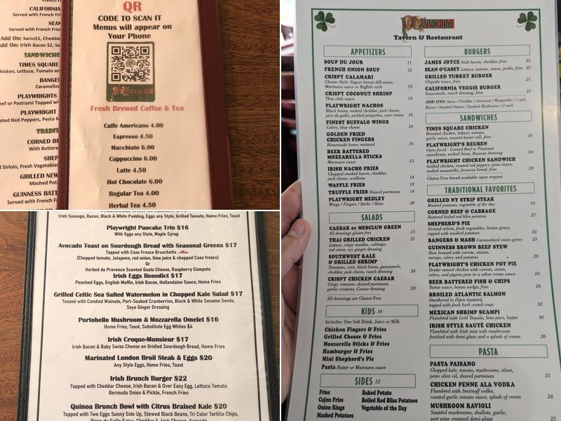 Celtic Pub Restaurant Menu